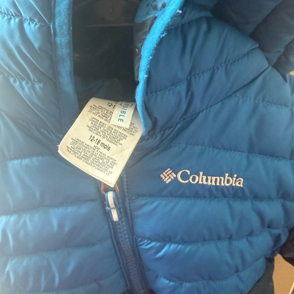 Columbia Kids Blue Quilted Puffer Jacket